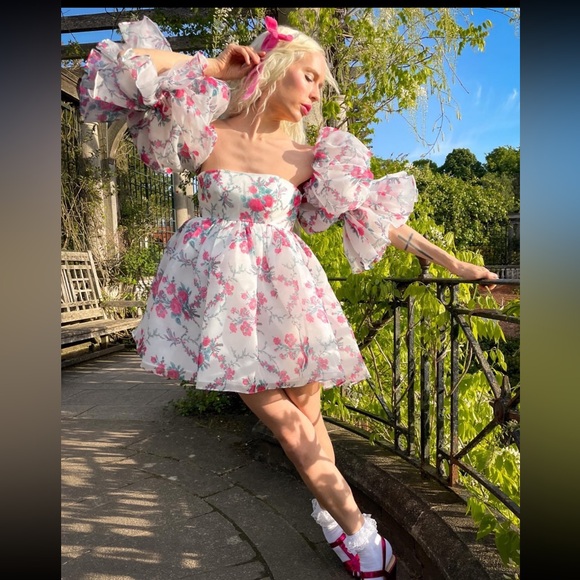 The Doll’s House Marie Puff Dress by Fanciful Doll, UK 14/US M-L - Picture 3 of 6